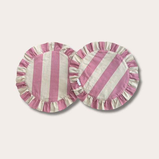 Placemat - Darcy - roze/beige (set van 2)