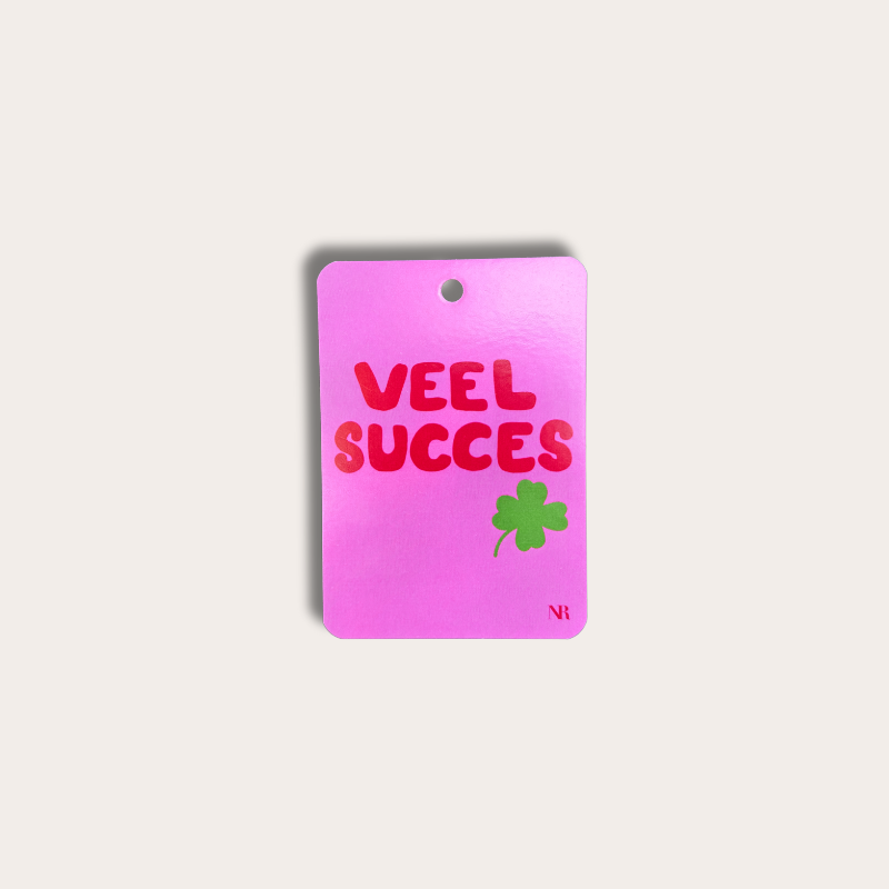 Kaart klein - Veel succes