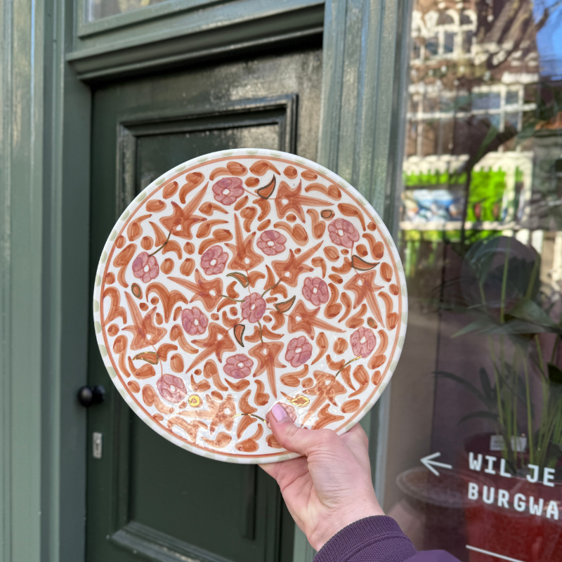 Chabi Chic - dinerbord - peach