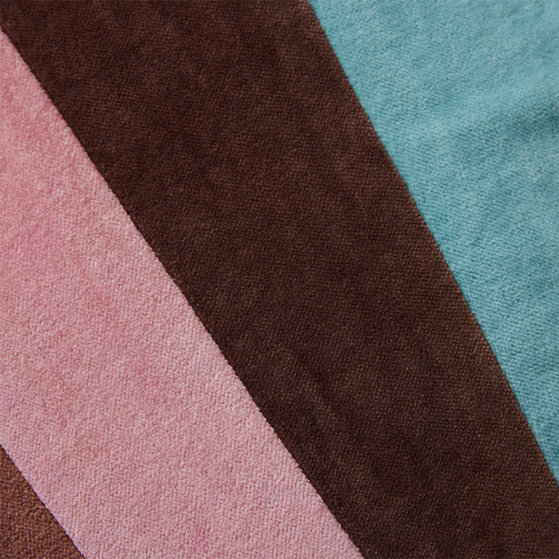 HKliving - Striped velvet cushion - Eventide