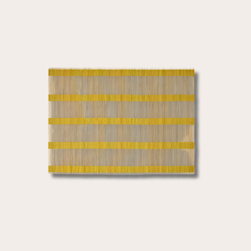 HKliving - Bamboo placemat - Lemon
