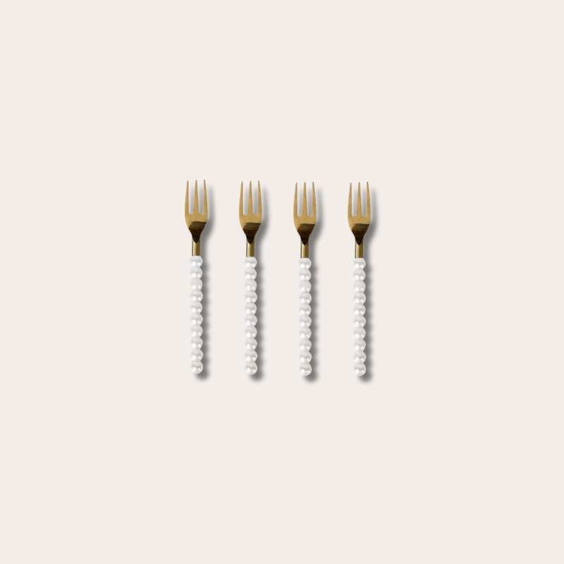 Pearl forks - set van 4