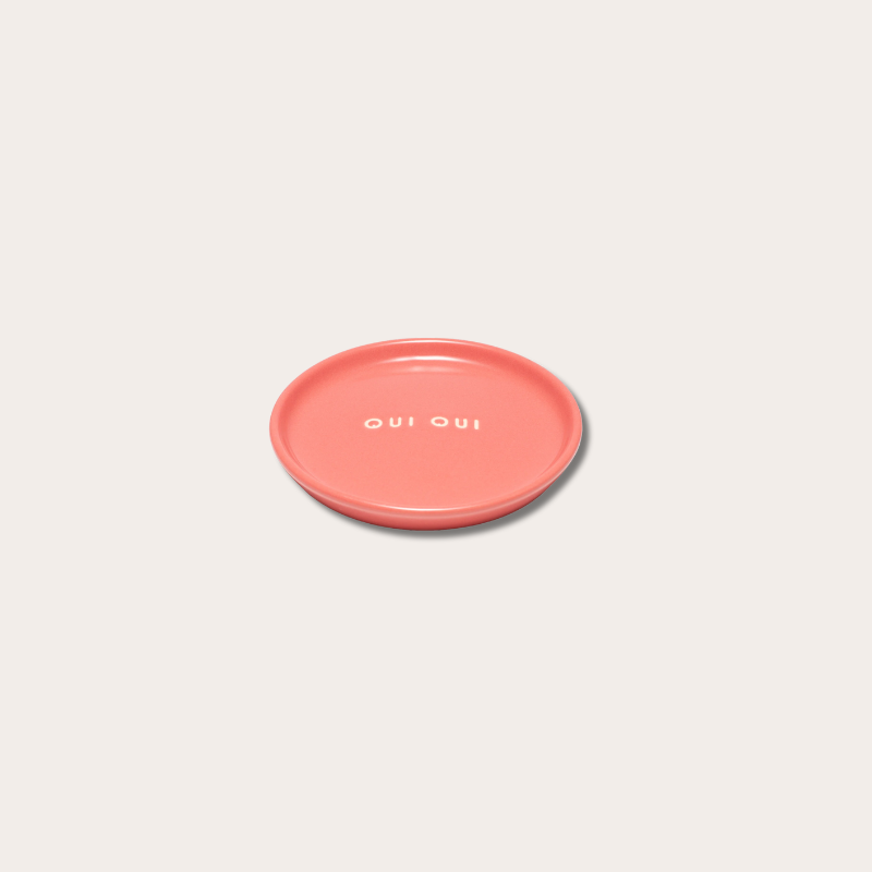 Plate - Oui Oui - Koraal