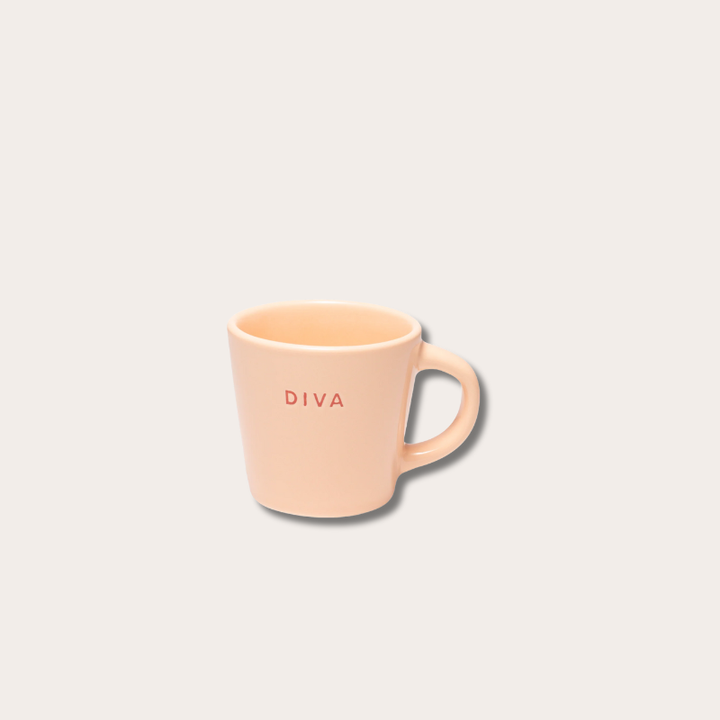 Espresso cup - Diva - Salmon