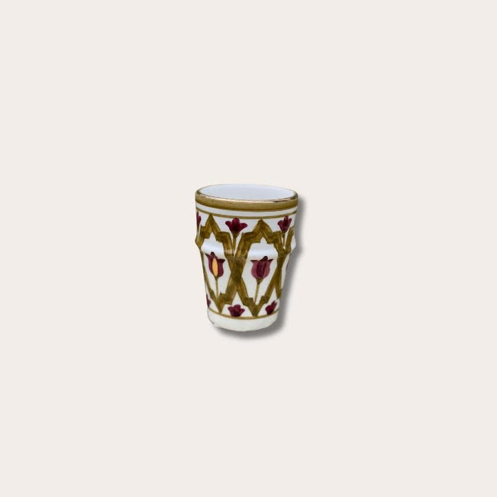 Chabi Chic - mokje - kaki bordeaux S
