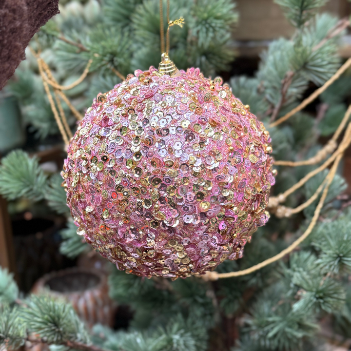Kerstornament - Frosty - Glitter