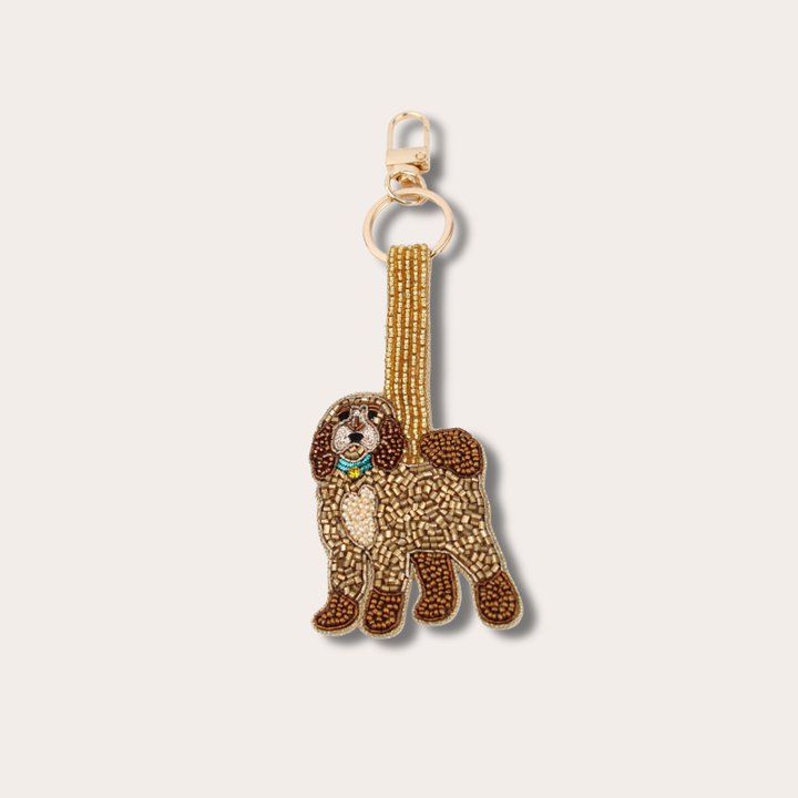 Sleutelhanger - Hond - Bruin