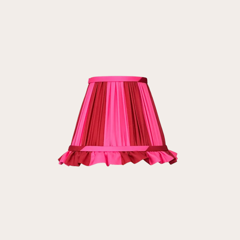 Lampenkap - Charlie -  Stripes - roze/rood