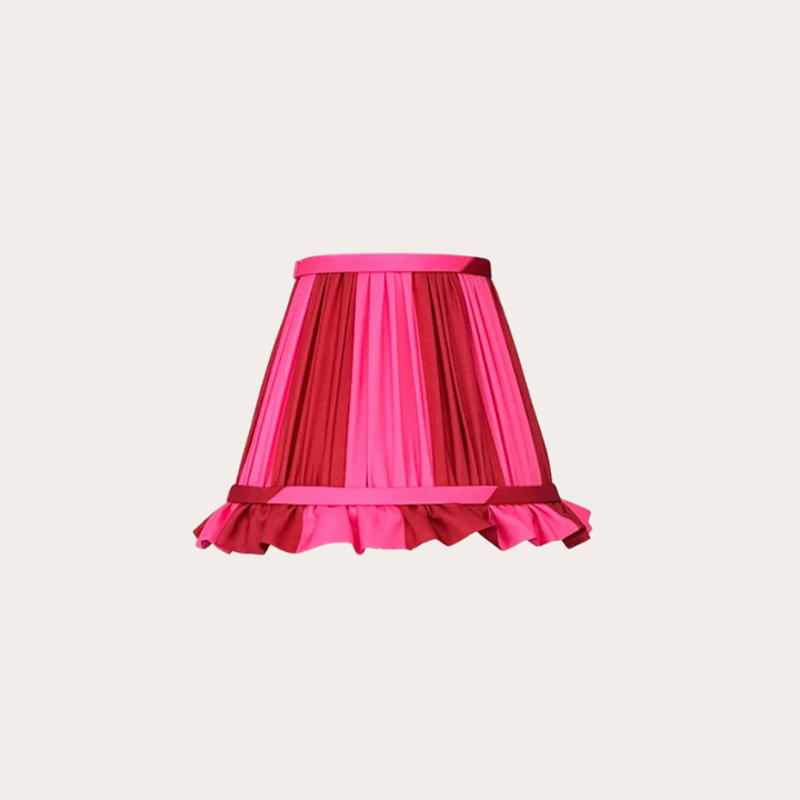 Lampenkap - Charlie -  Stripes - roze/rood