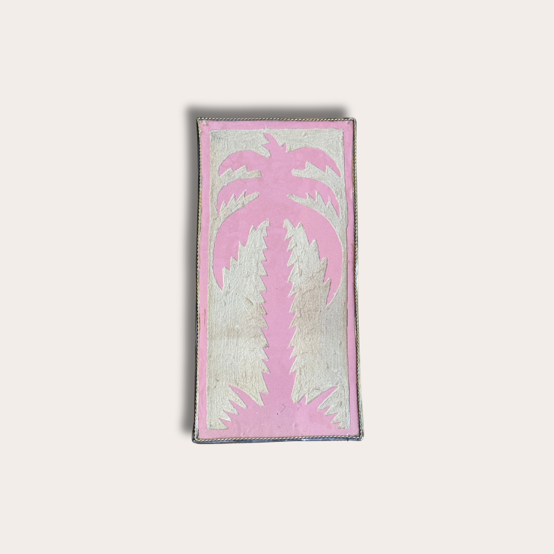 Zelliges tegel - Palm - Roze M