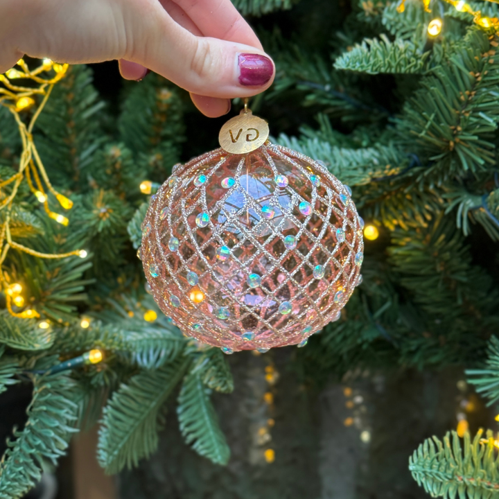 GV - Kerstbal - Noor - Roze