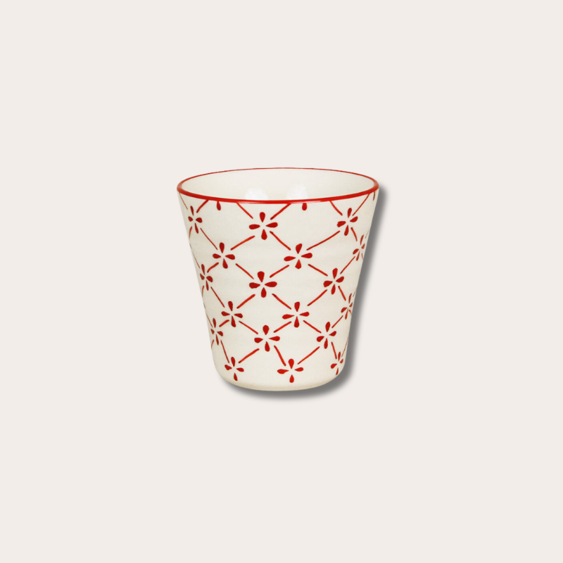 Latte Mug - Clover Red