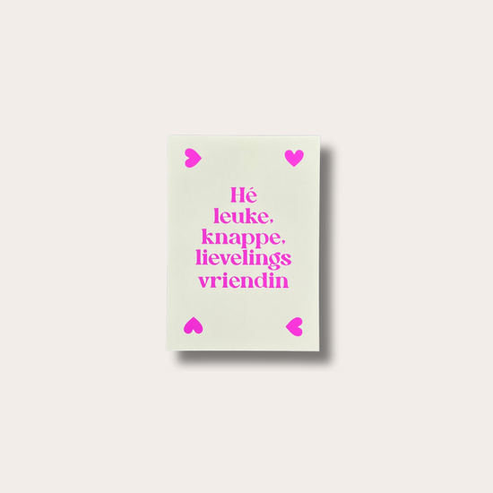 Kaart - He leuke, knappe