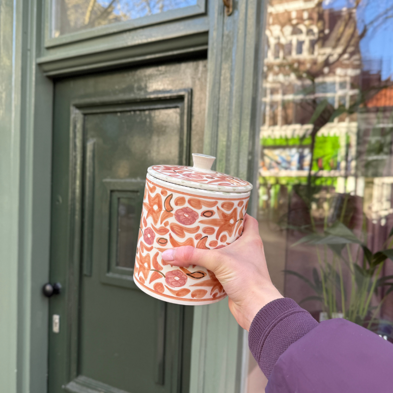 Chabi Chic - voorraadpot M - peach