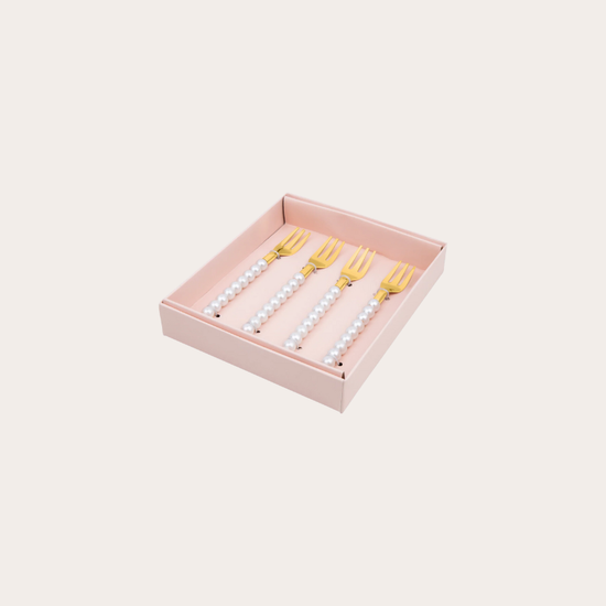 Pearl forks - set van 4