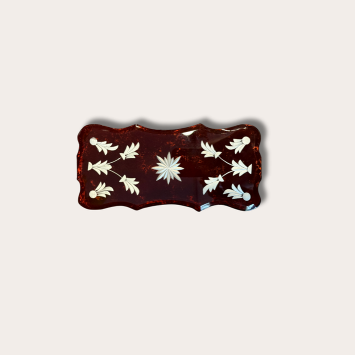 Dienblad spiegel Romeo - bordeaux M