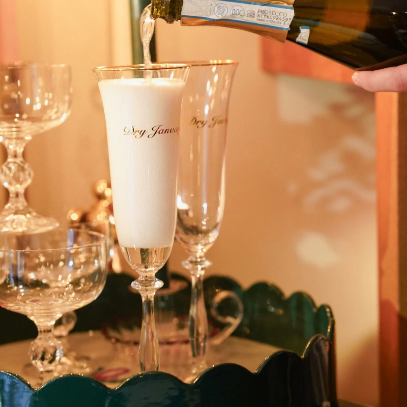 Anna+Nina - Champagne flute - Dry january - Set of 2