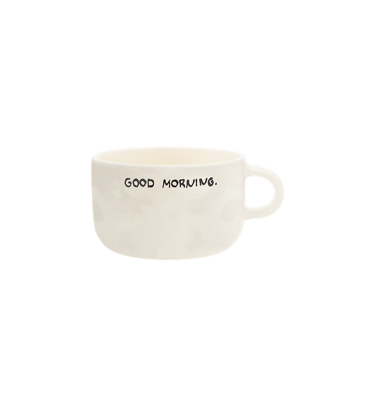 Anna+Nina - Cappuccino Mug, Good Morning