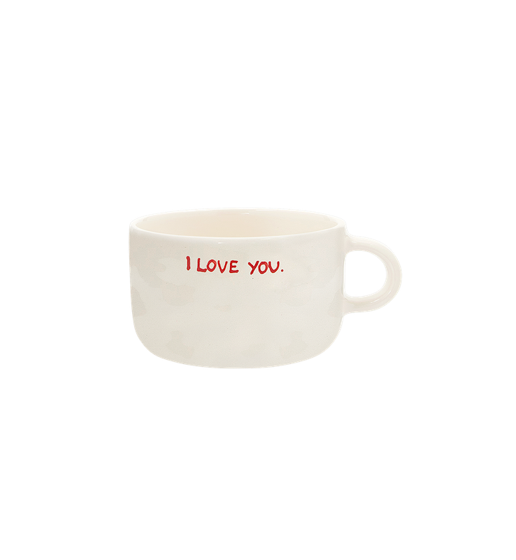 Anna+Nina - Cappuccino Mug, I Love You
