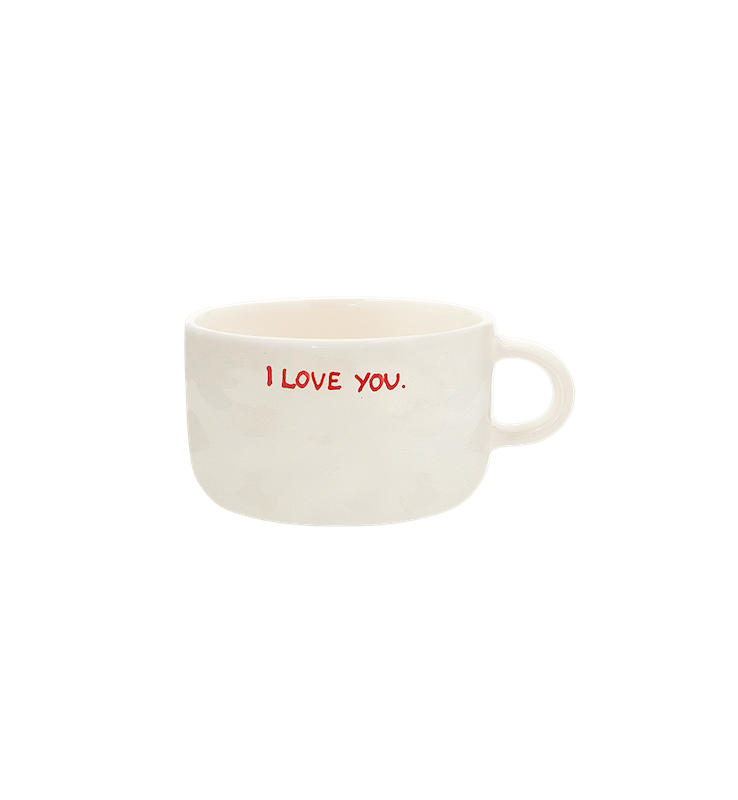Anna+Nina - Cappuccino Mug, I Love You
