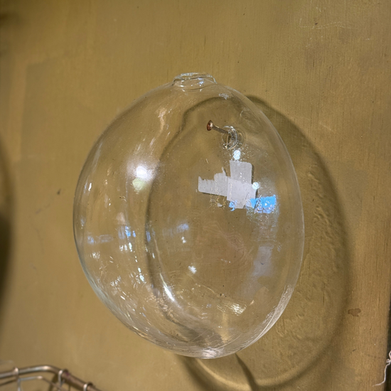 Wandvaasjes van glas - rond, bol