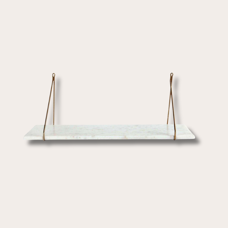 Wandplank - Marmer - Wit