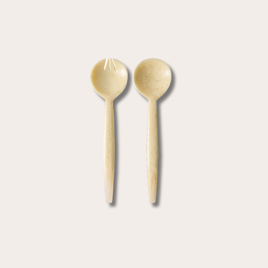 HKliving - Salad cutlery - Vanilla