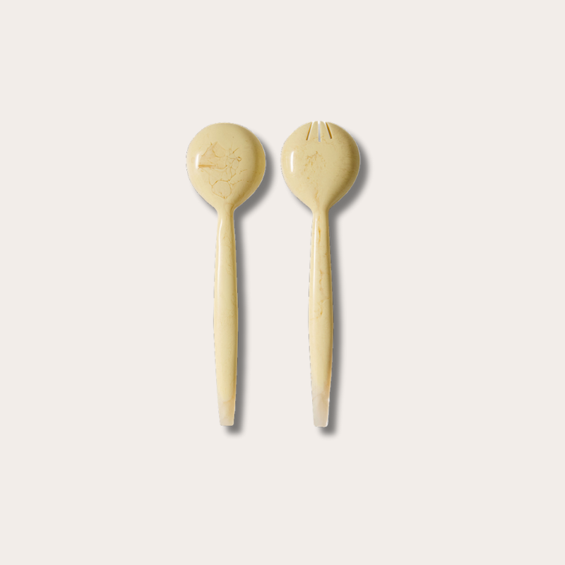 HKliving - Salad cutlery - Vanilla