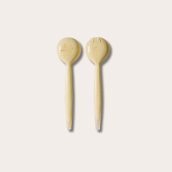 HKliving - Salad cutlery - Vanilla