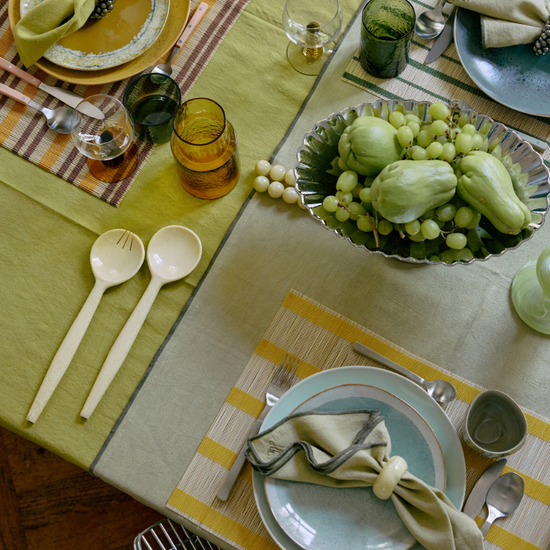 HKliving - Salad cutlery - Vanilla