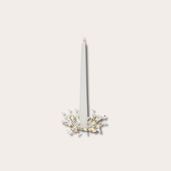 Deco om kandelaar - Tinsel - Goud