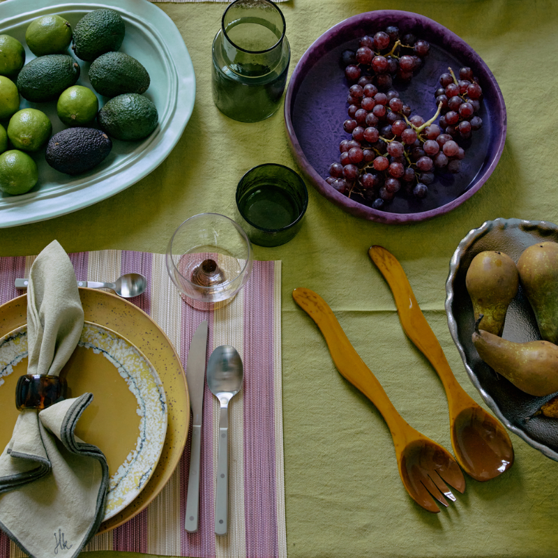 HKliving - Salad cutlery - Ochre