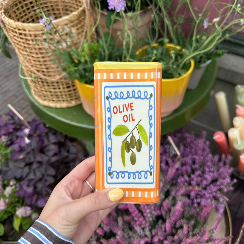 Vaasje - Olijfolie - M - Oranje
