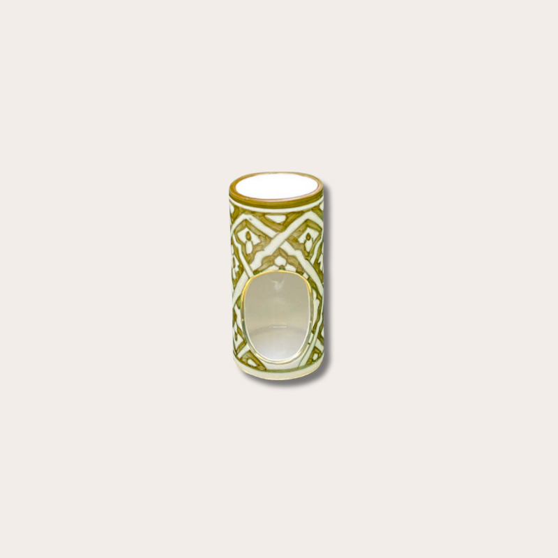 Chabi Chic - geurbrander - kaki bloemen