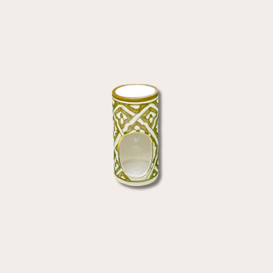Chabi Chic - geurbrander - kaki bloemen