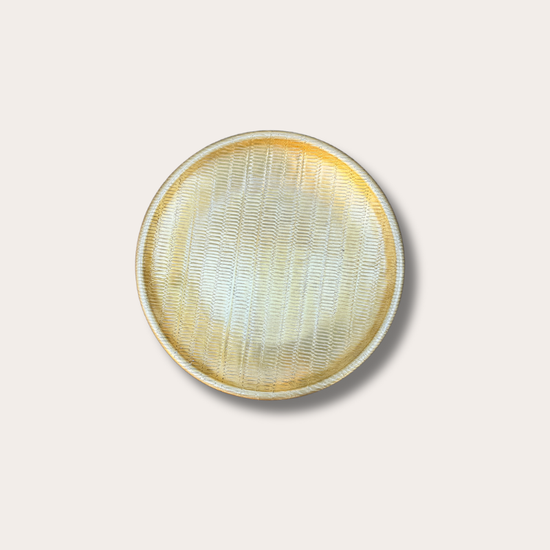 Dienbladen rond - goud