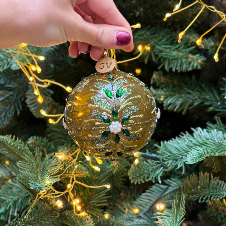 GV - Kerstbal - Charlotte - Groen