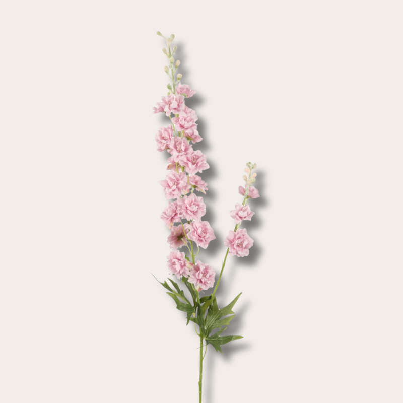 Zijden bloem - Ridderspoor - licht roze