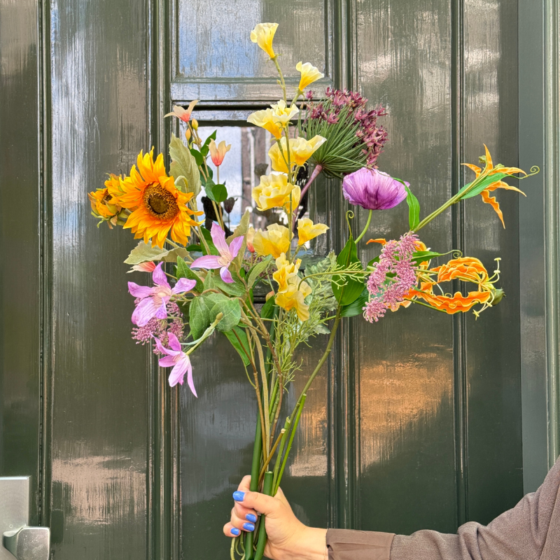 Zomers botergeel boeket - Elio