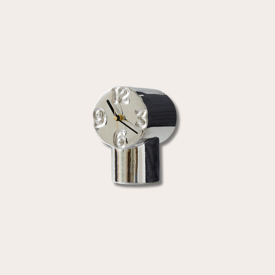HKliving retro clock chrome