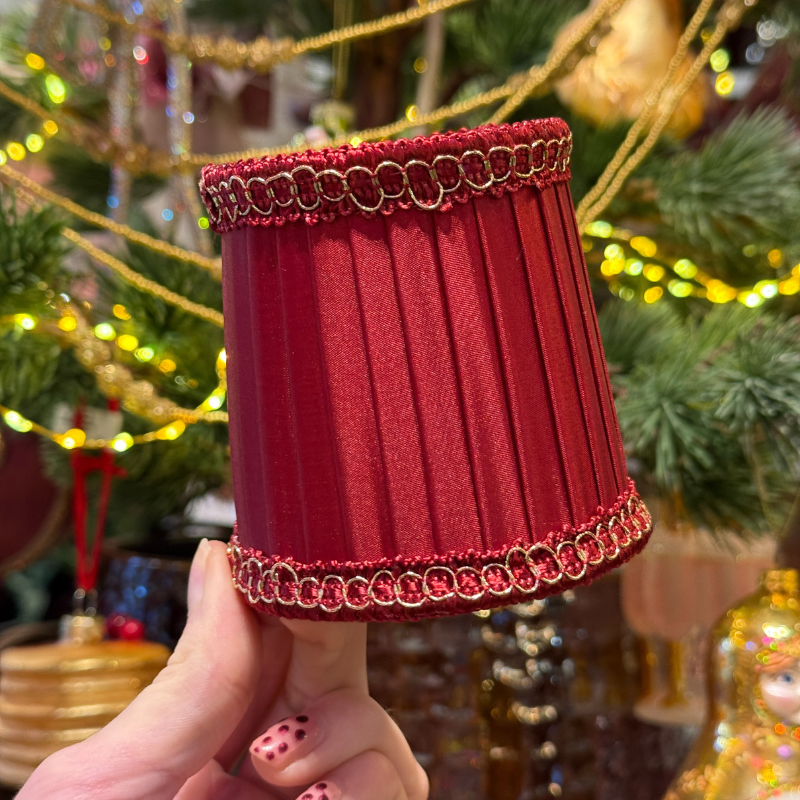 Lampenkap mavi - rood XS