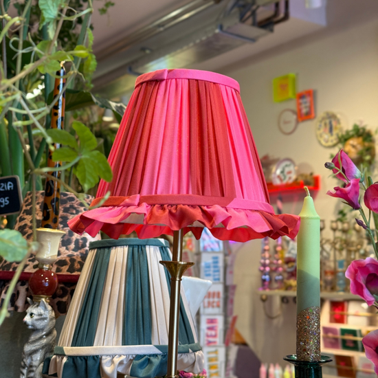 Lampenkap - Charlie -  Stripes - roze/rood