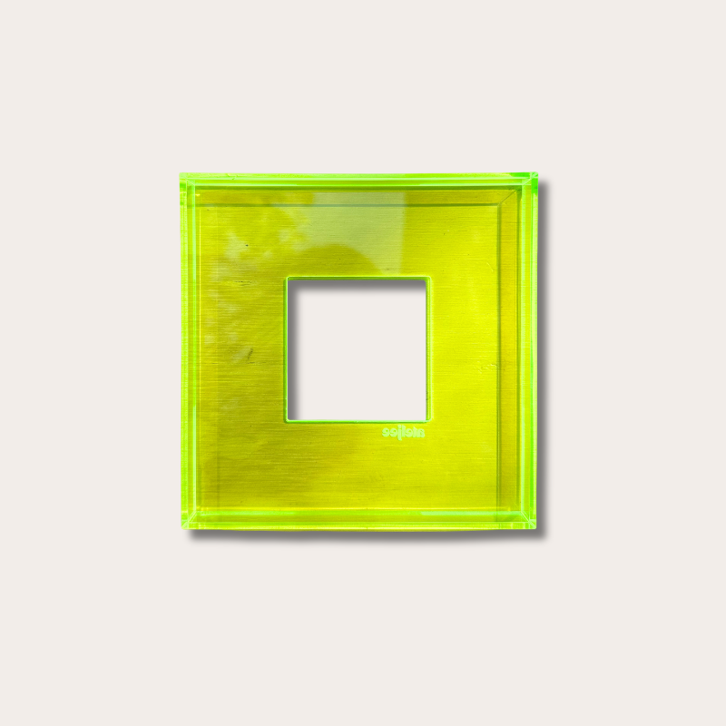 Baklijst neon - geel