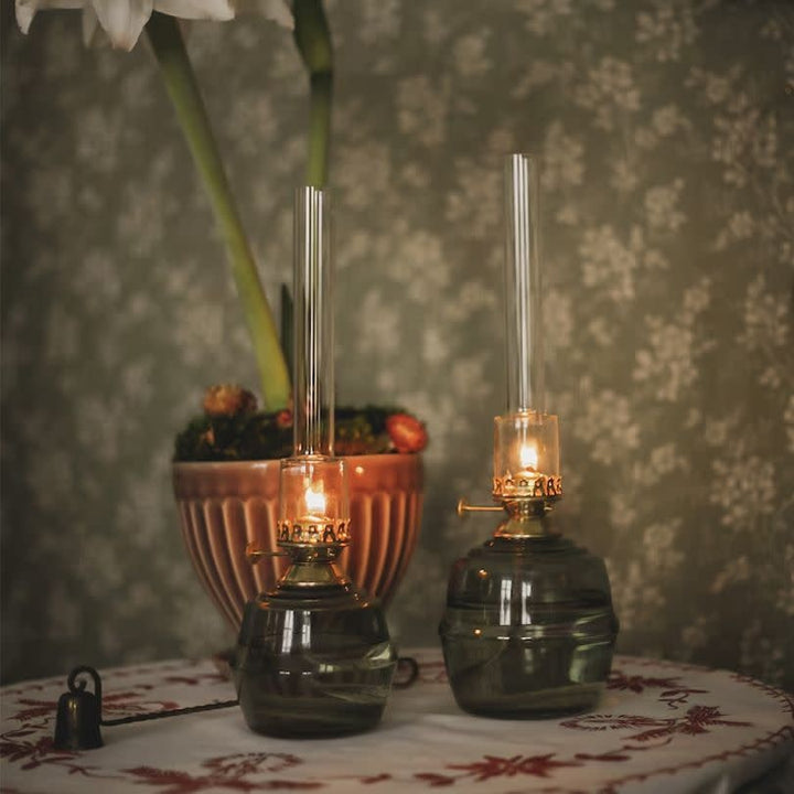 Olielamp - Majken Ash  Green - Medium