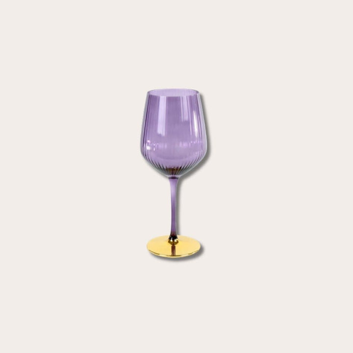 Wijn glas - paars