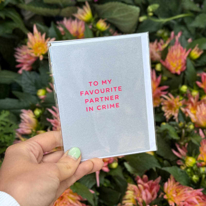 Kaart - To My Favourite Partner In Crime
