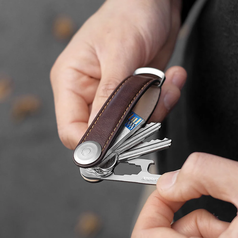 Sleutelhanger - Leather Espresso