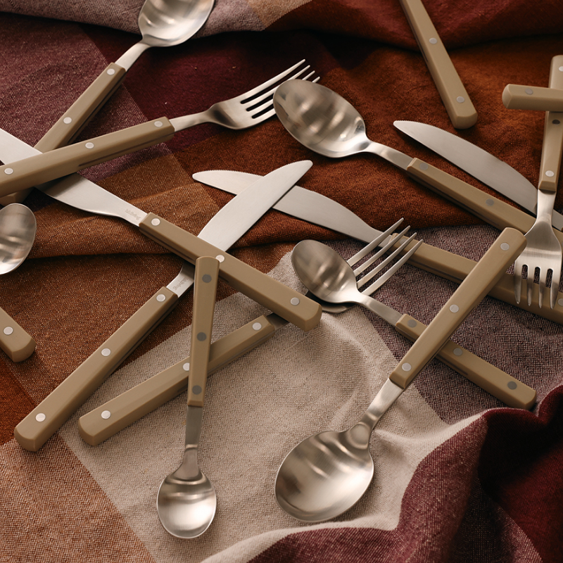 HKliving - Cutlery - Olive (set of 16)