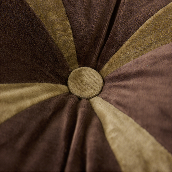 HKliving Velvet brown cushion