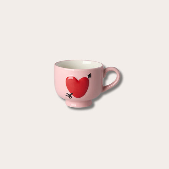 Theemok - Rose - Hart - roze
